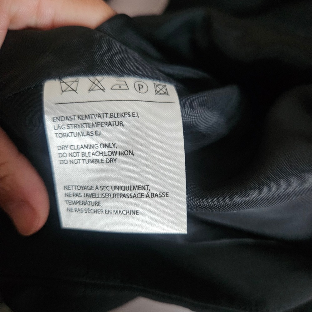 Acne Studios Atlas Black Long Sleeve Mini Dress Panelled Corset Style 36 US 4 - Picture 6 of 13